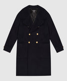 CAPPOTTO BLU SARTORIALE BALMAIN