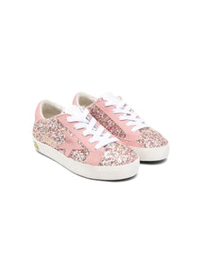 SNEAKER GLITTER ROSA GOLDEN GOOSE