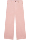 PANTALONE IN VELLUTO ROSA CHLOE