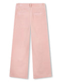 PANTALONE IN VELLUTO ROSA CHLOE