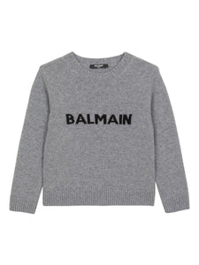 MAGLIONE GRIGIO BALMAIN