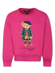 FELPA POLO BEAR FUCSIA