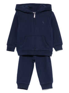 SET BABY BLU IN FELPA RALPH LAUREN