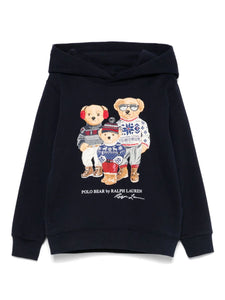 FELPA POLO BEAR BLU