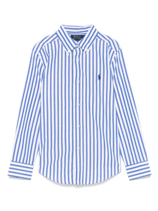 CAMICIA RIGHE BIANCO-AZZURRO RALPH LAUREN