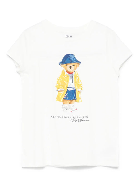 T-SHIRT POLO BEAR BIANCA RALPH LAUREN