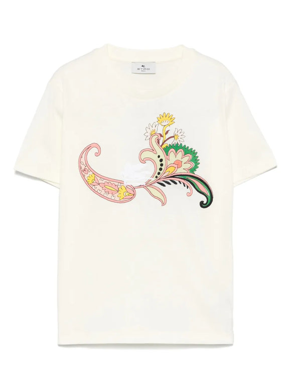 T-SHIRT IVORY ETRO