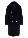 CAPPOTTO NERO BALMAIN