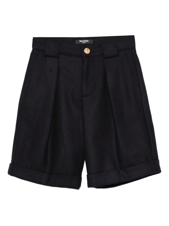 BERMUDA BLU IN LANA BALMAIN