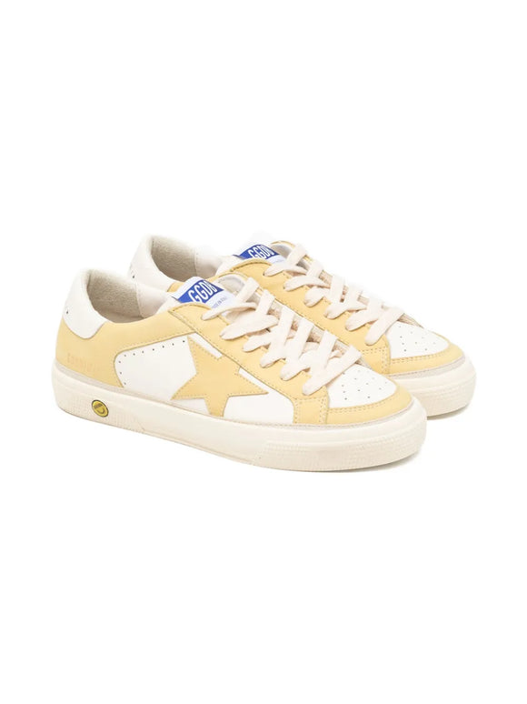 SNEAKER MAY BIANCO-GIALLO GOLDEN GOOSE