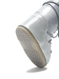 MOON BOOT GLITTER SILVER