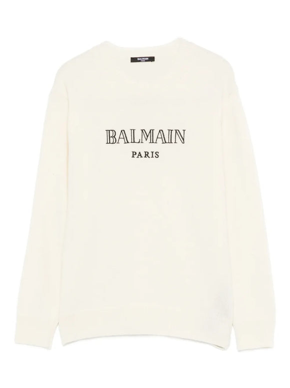 MAGLIONE AVORIO BALMAIN