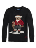 MAGLIONE POLO BEAR NERO RALPH LAUREN