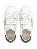 SNEAKER WHITE-GREEN GOLDEN GOOSE