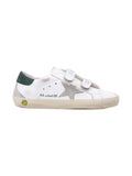 SNEAKER WHITE-GREEN GOLDEN GOOSE