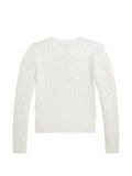 MAGLIONE BIANCO BANDIERA RALPH LAUREN