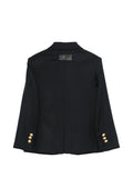 BLAZER BLU MONOPETTO BALMAIN