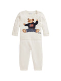 SET BABY LATTE POLO BEAR RALPH LAUREN