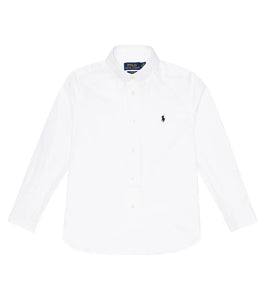 CAMICIA IN PINPOINT BIANCA RALPH LAUREN